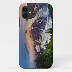 Coque Case-Mate Pour iPhone États-Unis, Washington, Mt. Rainier. Soleil du mat