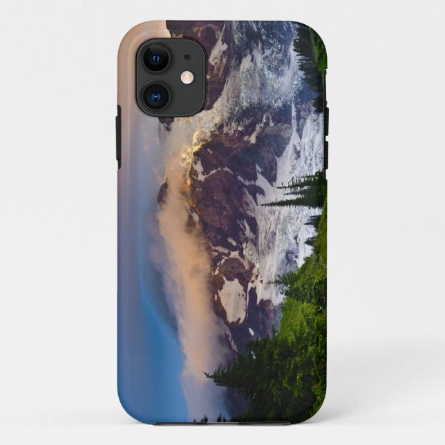 Coques Case-Mate iPhone États-Unis, Washington, Mt. Rainier. Soleil du mat (Dos)