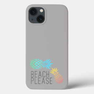 Etui iPhone Case-Mate été à la mode "plage svp", ananas coloré