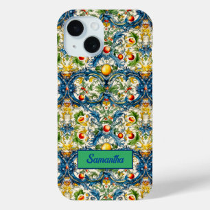 Coque Case-Mate iPhone Été, Sicile oranges méditerranéennes majolica