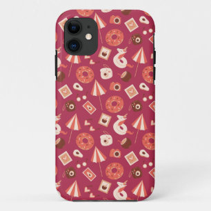 Case-Mate iPhone Case Été Stuff Maroon Arrière - plan