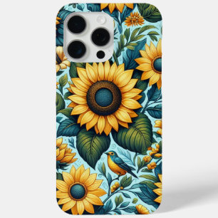 Coque Case-Mate iPhone Été/tournesol/oiseau