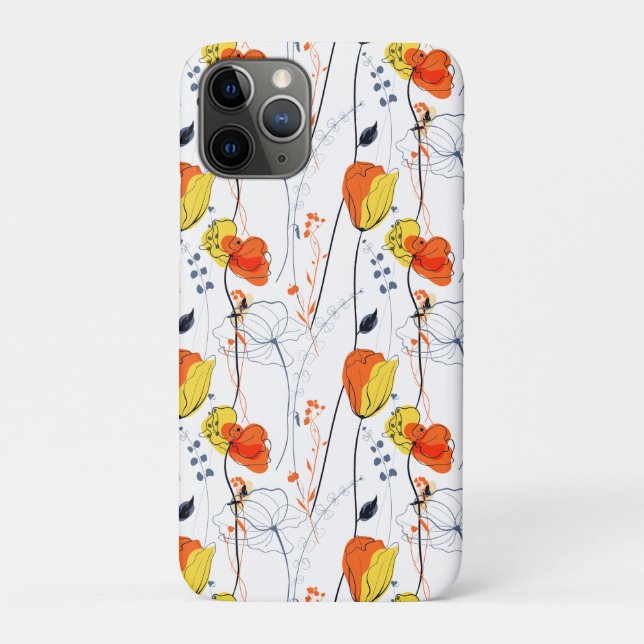 Coques Case-Mate iPhone Été tropical | Belles fleurs jaunes Design (Dos)