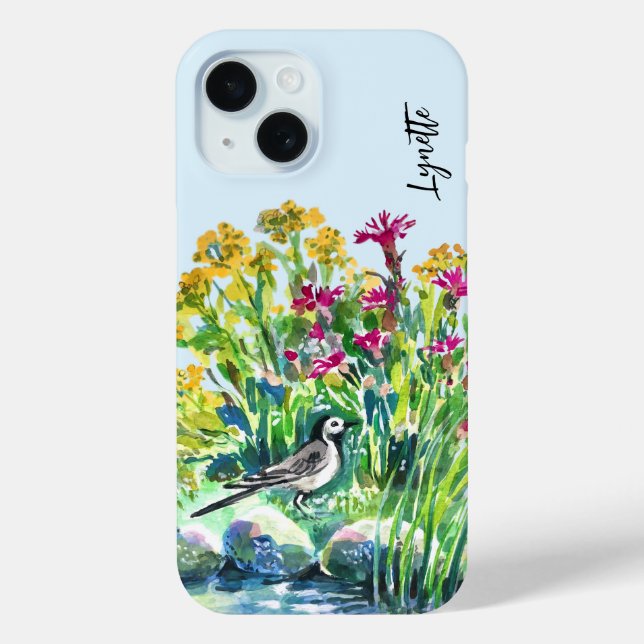 Coques Case-Mate iPhone Été, wagon, fleurs sauvages (Verso)