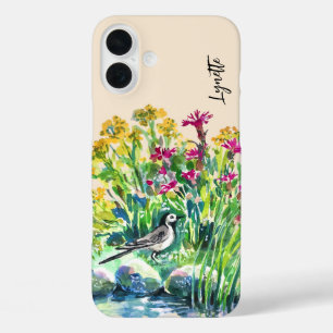 Coque Pour iPhone 16 Plus Été, wagon, fleurs sauvages