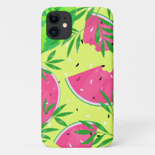 Case-Mate iPhone Case Été Watermelon Branches Graines Bright Tropical