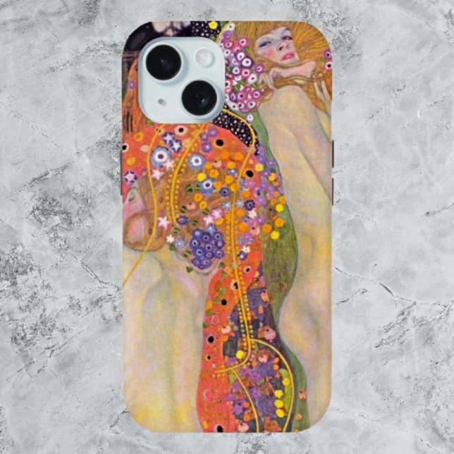 Coques Case-Mate iPhone Eternal Elegance : Gustav Klimt's Water Serpents I (Créateur téléchargé)