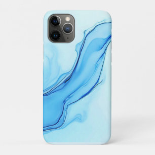 Case-Mate iPhone Case Éthéal Blue Liquide Art Éperal