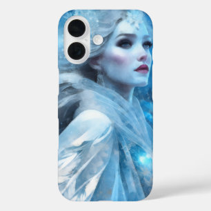 Coque Pour iPhone 16 Ethereal Frozen Neige Queen Imaginaire Art