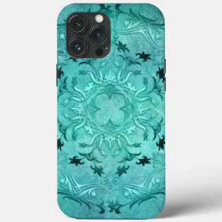 Case-Mate iPhone Case Ethnic floral turquoise grunge mandala