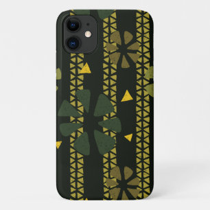 Case-Mate iPhone Case Ethnic Green Brown African Patterned
