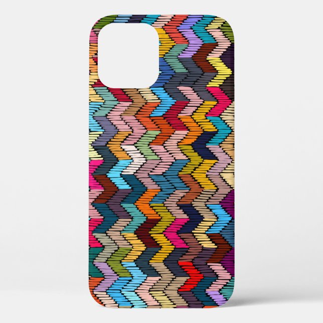 Coques Case-Mate iPhone Ethnic Tribal Brodé Géométrique (Verso)