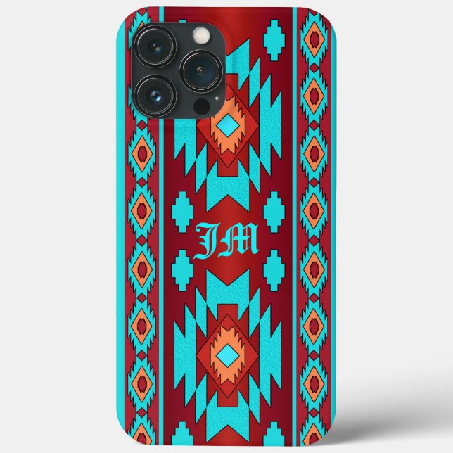 Coques Case-Mate iPhone Ethnique Géométrique Sud-Ouest (Verso)