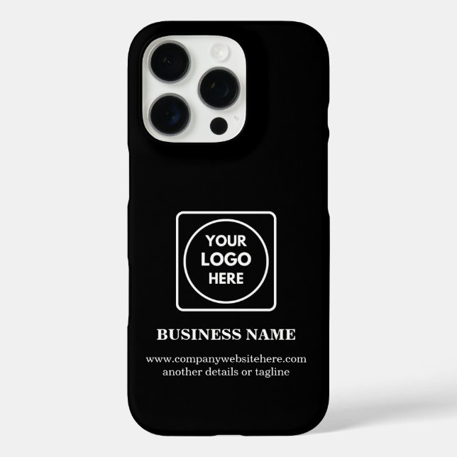 Coques Case-Mate iPhone Étiquette de branding promotionnel avec logo d'ent (Verso)
