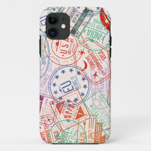 Case-Mate iPhone Case Étiquettes de voyage partout dans le monde Motif