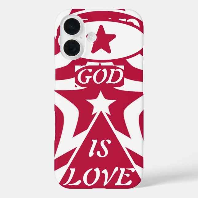 Coques Case-Mate iPhone Étoile blanche et rouge - Contraste audacieux "Die (Verso)