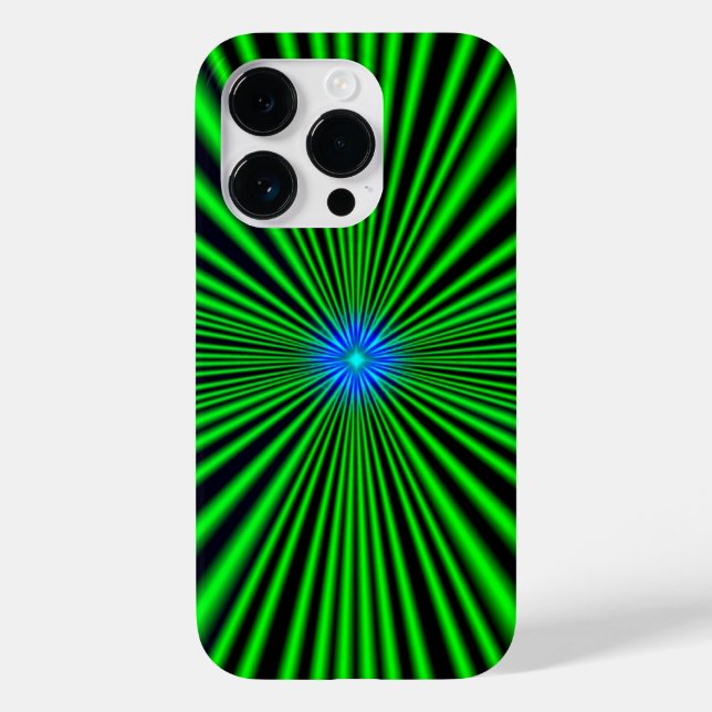 Coques Case-Mate iPhone Étoile bleue sur feu vert (Verso)