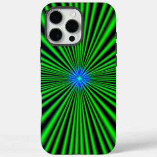 Coque iPhone 16 Pro Max Étoile bleue sur feu vert