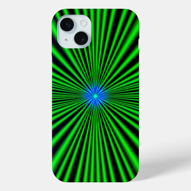 Coques Case-Mate iPhone Étoile bleue sur feu vert (Verso)