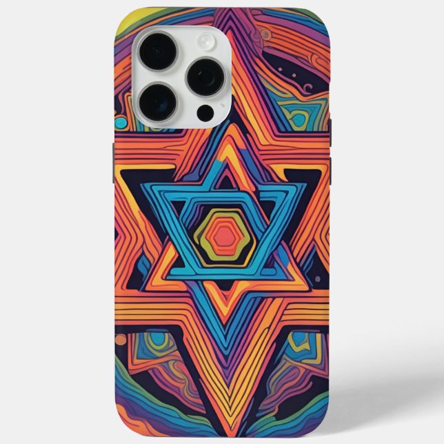 Coques Case-Mate iPhone Étoile de David (Verso)