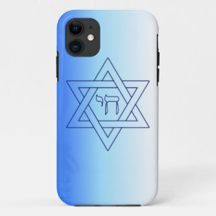Coque Case-Mate iPhone Étoile de David juive Chai hébreu
