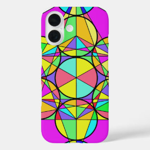 Coque Pour iPhone 16 Étoile de Kaleidoscope