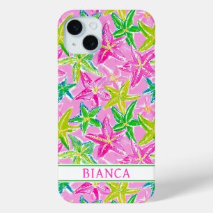 Coque Case-Mate iPhone Étoile de mer colorée monogrammée