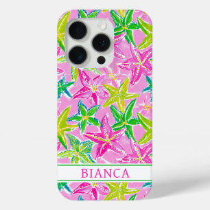 Coque Case-Mate iPhone Étoile de mer colorée monogrammée