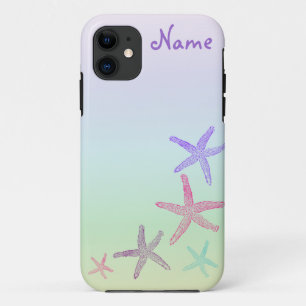 Etui iPhone Case-Mate Étoile de mer pastel monogramme personnalisé