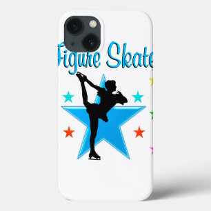 COQUES POUR iPhone ÉTOILE DE PATINAGE BLEUE
