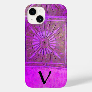 Coque Case-Mate iPhone ÉTOILE DU MATIN, Violet, Noir, Violet Monogramme
