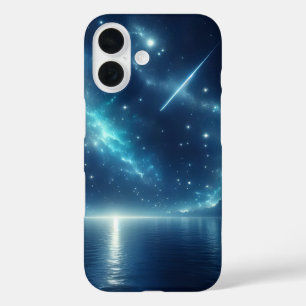 Coque Pour iPhone 16 Étoile filante au-dessus de l'eau