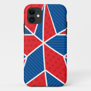 Coque iPhone 11 Étoile patriotique américaine