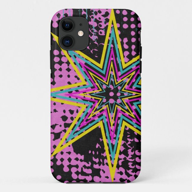 Coques Case-Mate iPhone Étoile rose (Dos)