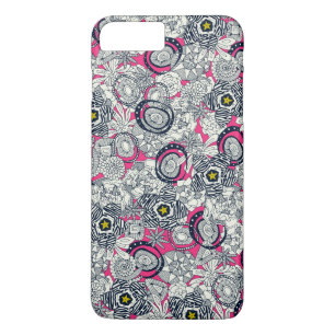 Coque iPhone 8 Plus/7 Plus étoile succulente de chartreuse rose
