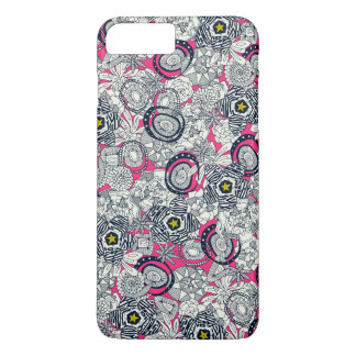 Coque iPhone 8 Plus/7 Plus étoile succulente de chartreuse rose