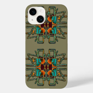 Coque Pour iPhone 14 Étoile tribale