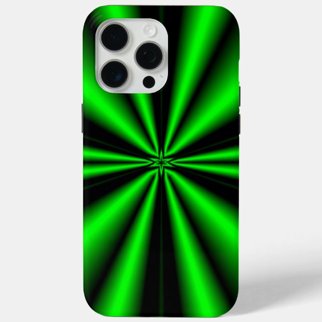 Coques Case-Mate iPhone Étoile verte de l'espoir (Verso)