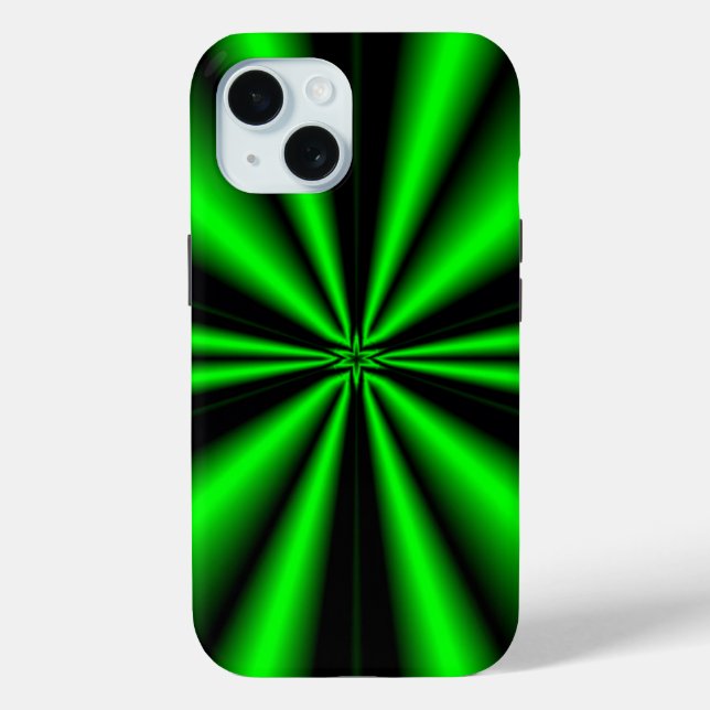Coques Case-Mate iPhone Étoile verte de l'espoir (Verso)