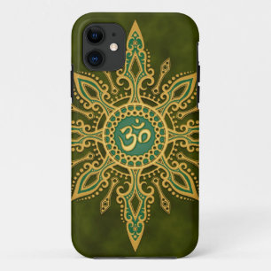 Etui iPhone Case-Mate Étoile verte d'or d'Aum