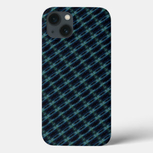 Case-Mate iPhone Case Etoiles arc-en-ciel bleu vert, Motif Artdeco