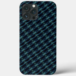 Case-Mate iPhone Case Etoiles arc-en-ciel bleu vert, Motif Artdeco