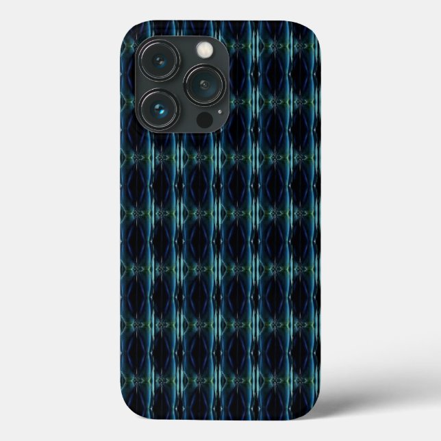 Coques Case-Mate iPhone Etoiles arc-en-ciel bleu vert, Motif Artdeco (Verso)