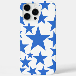 Coque iPhone 16 Pro Max étoiles bleues