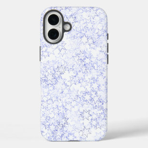 Coques iPhone 16 Plus Etoiles Bleues et Blancs Team Spirit Couleurs spor