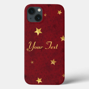 Coques Pour iPhone étoiles brillantes Royal Red