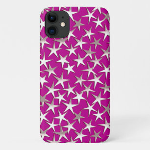 Case-Mate iPhone Case étoiles d'argent sur améthyste violet