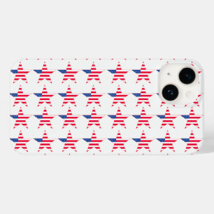 Coques Pour iPhone Étoiles de drapeau américain patriotique