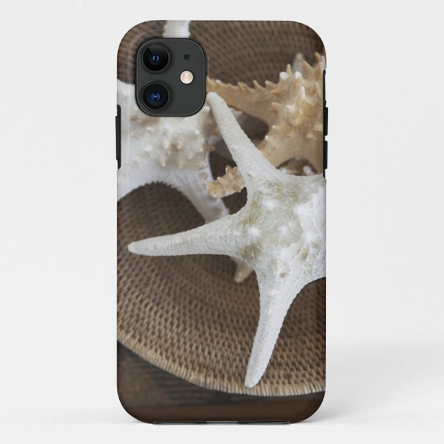Coques Case-Mate iPhone Étoiles de mer dans un panier (Dos)