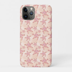 Case-Mate iPhone Case Étoiles de mer et motif pastel rose corail